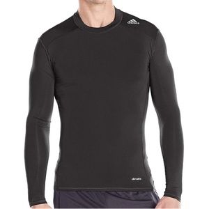 ADIDAS MEN’S full sleeve base layer shirt Techfit Compression Climalite